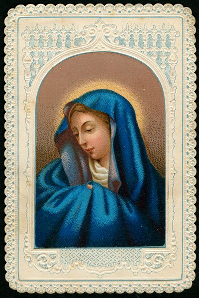 Dindar görüntü: Meryem Ana (gravür) by Anonymous Anonymous