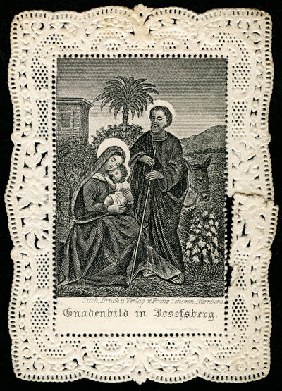 Dindar görüntü: kutsal aile (gravür) by Anonymous Anonymous