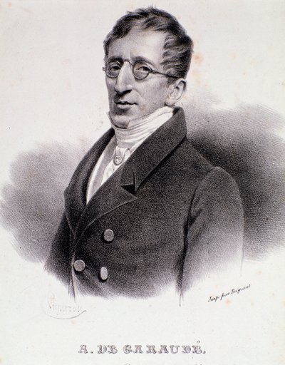 Alexis de Garaude (1779-1852) Fransız bestecinin portresi. 19. yüzyıl. by Anonymous Anonymous