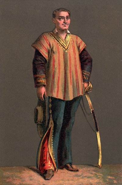 BENITO PABLO JUAREZ (1806-1872) Meksikalı devlet adamı ve devrimcinin portresi. Kromolitografi Özel koleksiyon by Anonymous Anonymous