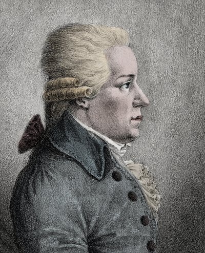 Avusturyalı besteci Carl (Karl) Ditters von Dittersdorf (1739-1799), Avusturyalı besteci ve kemancı August Carl Ditters von Dittersdorf (1739-1799) portresi by Anonymous Anonymous