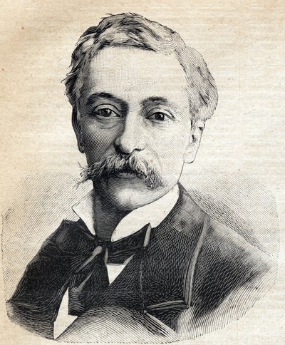 Edouard Lockroy (1838-1913) Fransız politikacı portresi. Gravür “” Le Petit Parisien” 1893. by Anonymous Anonymous