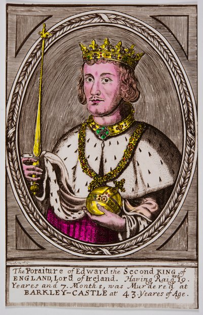 Edward II (1284-1327) portresi İngiltere Kralı, Privee Koleksiyonu by Anonymous Anonymous