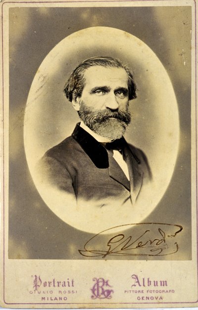 İtalyan besteci Giuseppe Verdi