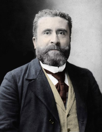 Jean Jaures (1859-1914) Fransız sosyalist milletvekilinin portresi. by Anonymous Anonymous
