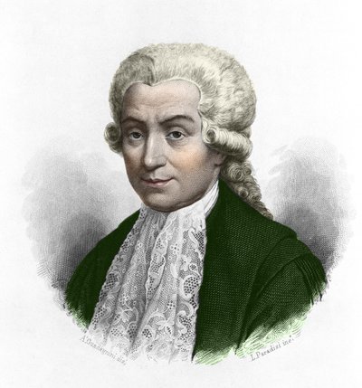 Portrait of Luigi Galvani (1737-1798), Italian physicist and physician. by Anonymous Anonymous