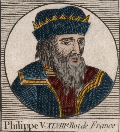 Uzun Philip V (1294 - 1322), Fransa Kralı - Philippe V (1294-1322) 