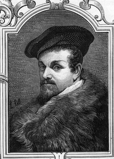 Pier Francesco Mazzucchelli dit il Morazzone (1573-1626) İtalyan ressamın portresi. Armandaud