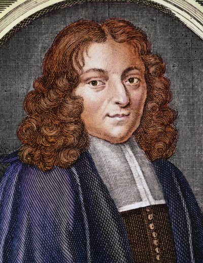 Pierre Bayle, Fransız yazar ve filozof portresi (gravür) by Anonymous Anonymous