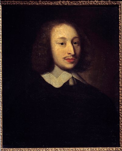 Blaise Pascal (1623-1662) bilgin ve yazar Anonim tablosunun portresini varsayın. 17. yüzyıl Güneşi. 0,6x0,81 m Paris, Musee Carnavalet by Anonymous Anonymous