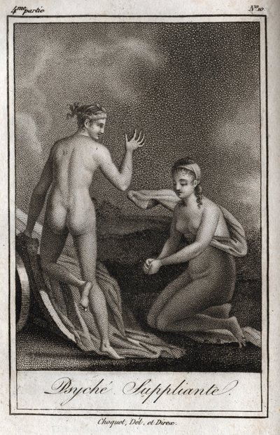 Ruh yalvarıyor. Charles Albert Demoustier (1760-1801) tarafından "Emilie