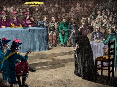 Kraliçe Marie Antoinette 4 Ekim Devrim Mahkemesi