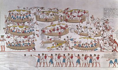 Ramses Orduları ile Deniz Halkları Arasındaki Nil Deltası Savaşı
