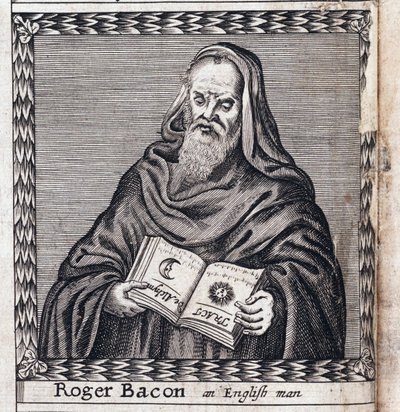 Roger Bacon (1214-1294), lakaplı Doktor Mirabilis (Doktor takdire şayan) - Anonim eser, gravür by Anonymous Anonymous