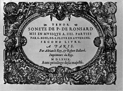 Fransız şair Pierre de Ronsard