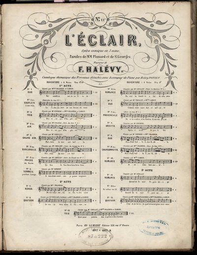 Jacques-Fromental Levy dit Halevy