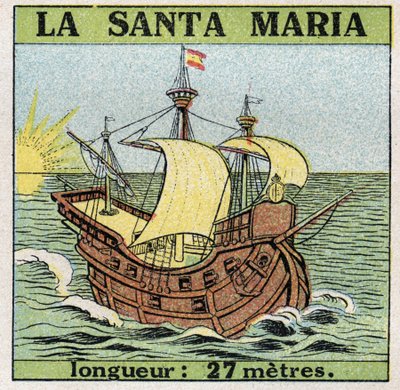 Gemiler ve gemiler: Santa Maria, Kristof Kolomb
