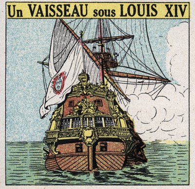 Gemiler ve gemiler: Louis XIV (1638-1715) altında bir gemi. 1925