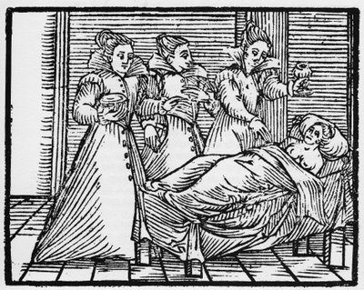 Somnic malefice - “” Compendium Maleficarum””, cadılar, onların zararlıları ve sortileri ile ilgili Francesco Maria Guazzo veya Guaccio veya Guaccius (15?? -16??) 1608 Özel Koleksiyon by Anonymous Anonymous