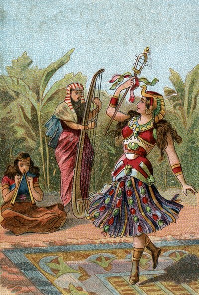 ÇAĞLARDA TİYATRO: Mısır Dansları. Mim dansı Mısırlılar arasında onurluydu. by Anonymous Anonymous