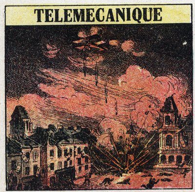T.S.F.: telemekanik, elektromanyetik dalgalar aracılığıyla mesafeyi kontrol etme sanatı. 1925
