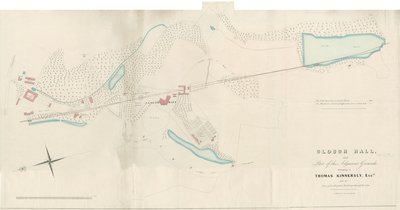 Talke - Clough Hall: litografi, nd [1751-1819] (baskı) by Anonymous Anonymous