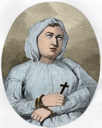 Markiz de Brinvilliers ölüme giderken by Anonymous Anonymous