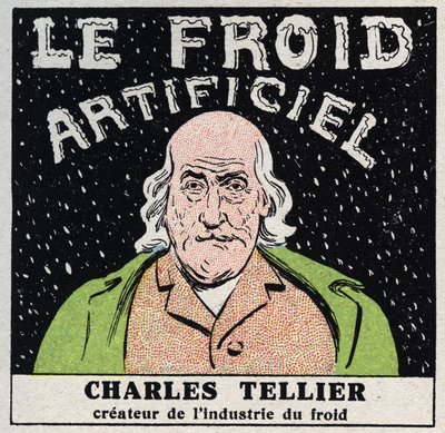 Soğuk sanayi: Charles Tellier (1828-1913) tarafından icat edilen yapay soğuk. 1925
