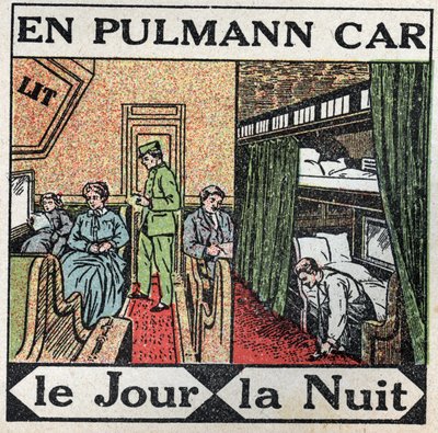 Demiryolları: Pullman vagonunun içinde. 1925