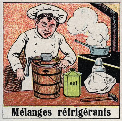 Soğutma endüstrisi: yemek pişirmek için kullanılan soğutucu karışımları. 1925