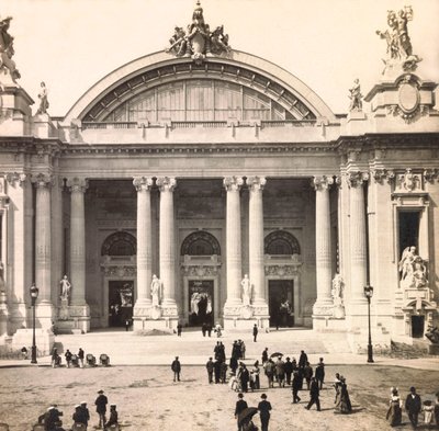 Universal Exposition of 1900 - Exposition Universelle de 1900 in Paris: Entre du Grand Palais - private collection by Anonymous Anonymous