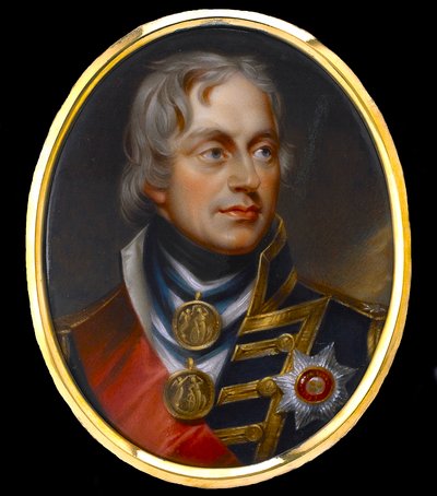 Koramiral Horatio Nelson (Amiral Nelson) (1758-1805) - Porselen Üzerine Anonim Guaj by Anonymous Anonymous