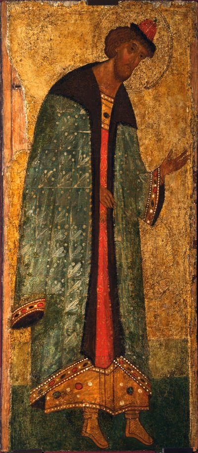 Aziz Prens Boris, 15. yüzyıl by Anonymous Russian icon painter