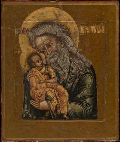 Tanrı-Alıcı Simeon, 1800 by Anonymous Russian icon painter