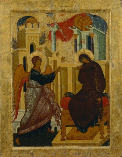 Müjde, 1497 by Anonymous Russian icon painter
