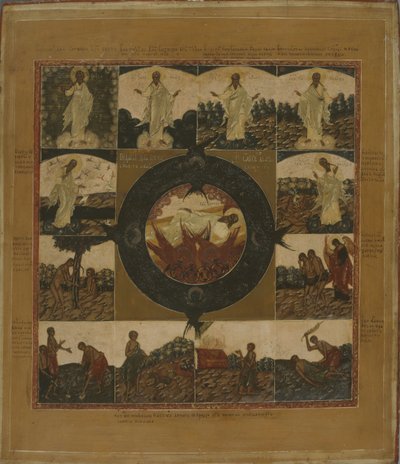 Yaratılış by Anonymous Russian icon painter