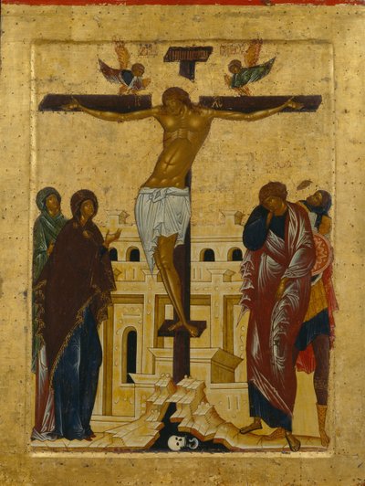 Çarmıha Gerilme, 1497 by Anonymous Russian icon painter