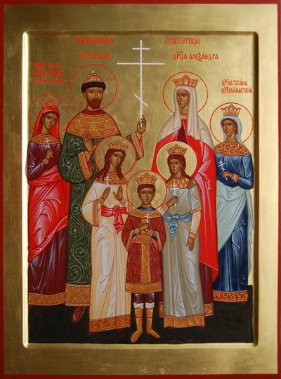 Öldürülen Çar II. Nicholas Ailesi, 2004-2007 by Anonymous Russian icon painter