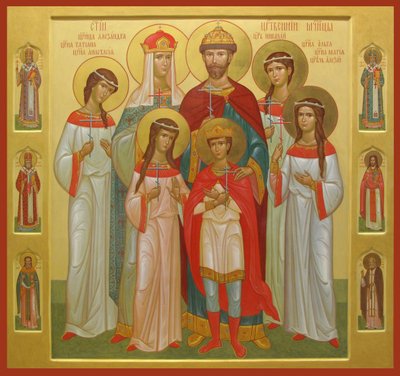 Öldürülen Çar II. Nicholas Ailesi, 2004-2007 by Anonymous Russian icon painter