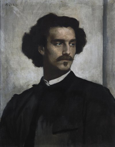 Otoportre, 1873 by Anselm Feuerbach