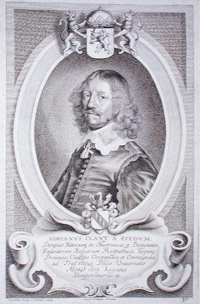 Adriaen Client van Stedum (1599-1665), Cornelis Galle tarafından oyulmuş, 