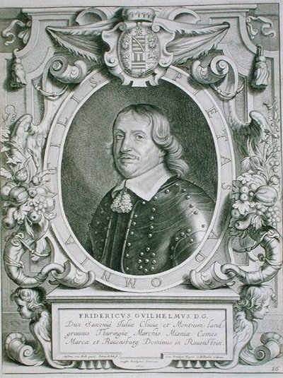 Frederick William, Saksonya Seçmeni, Petrus de Iode tarafından oyulmuş 