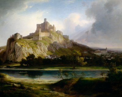 Trenčín kalesi by Antal Ligeti