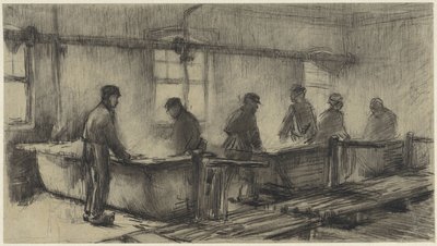Pamuk boyahanesindeki sıyırıcılar by Anthon Gerhard Alexander van Rappard
