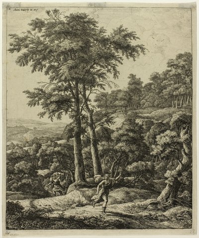 Apollo ve Daphne by Anthonie Waterloo