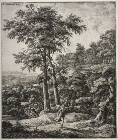 Apollon ve Defne. by Anthonie Waterloo