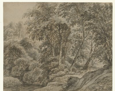 Nijmegen dışında orman manzarası by Anthonie Waterloo