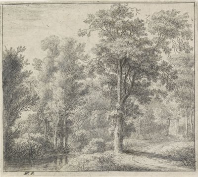 Ormana giriş Forest Views, A serisi (dizi başlığı) by Anthonie Waterloo