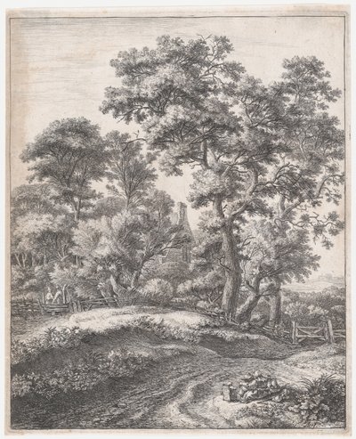 Dinlenen Anne ve Çocuklar, 17. yüzyıl. by Anthonie Waterloo