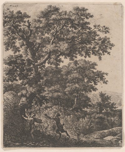 Pan ve Syrinx, 17. yüzyıl. by Anthonie Waterloo
